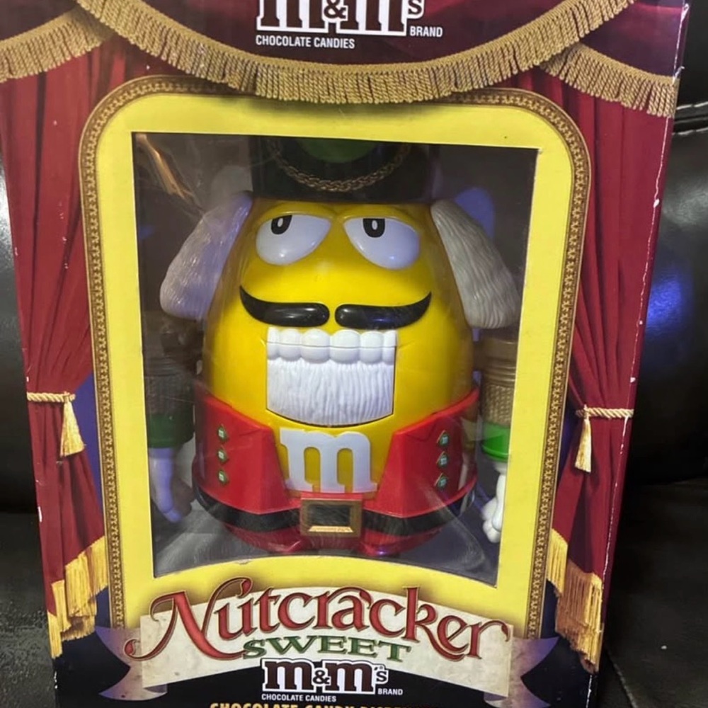 M&M'S Nutcracker Sweet Yellow Candy Dispenser